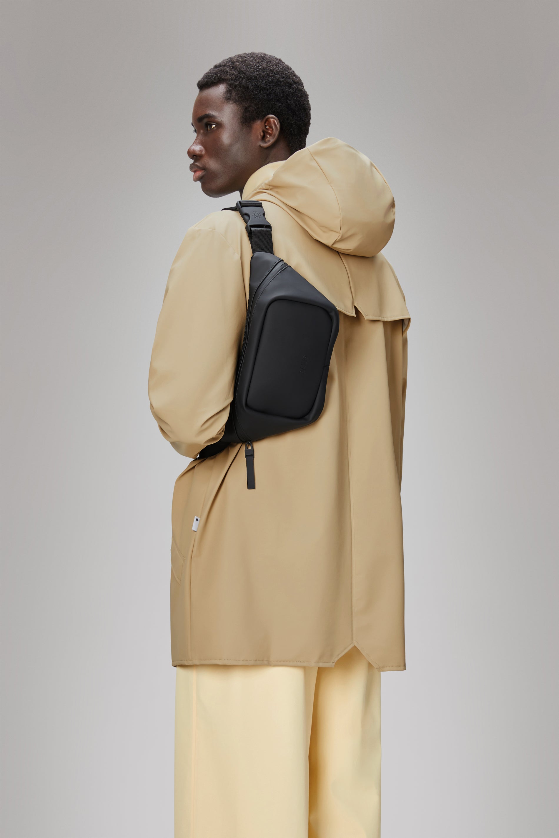 RAINS Bum Bag Mini Black 4.30L H17 x D8 x W32 cm Bum bag