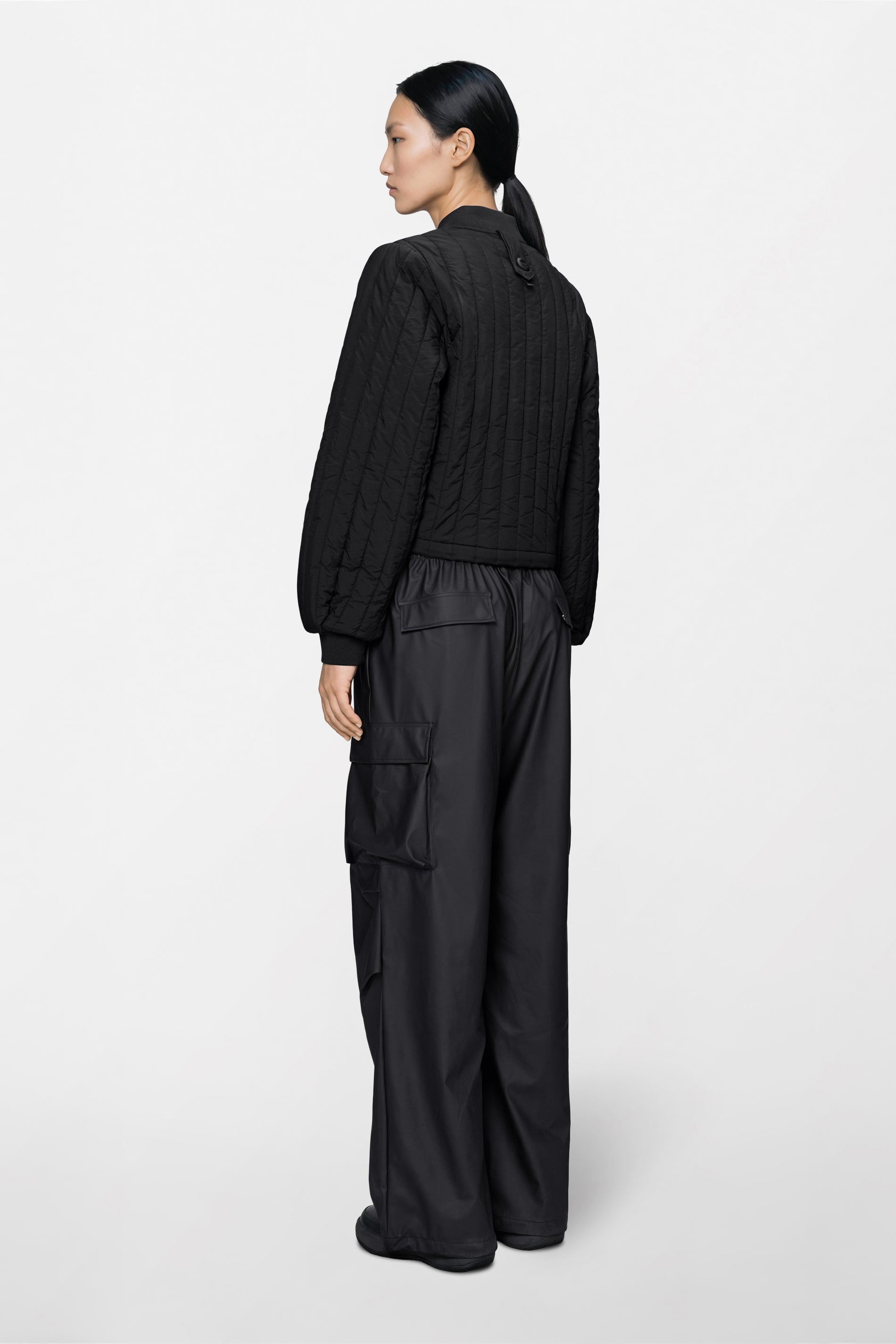 RAINS Banja Liner Bomber W Jacket Black Jacket