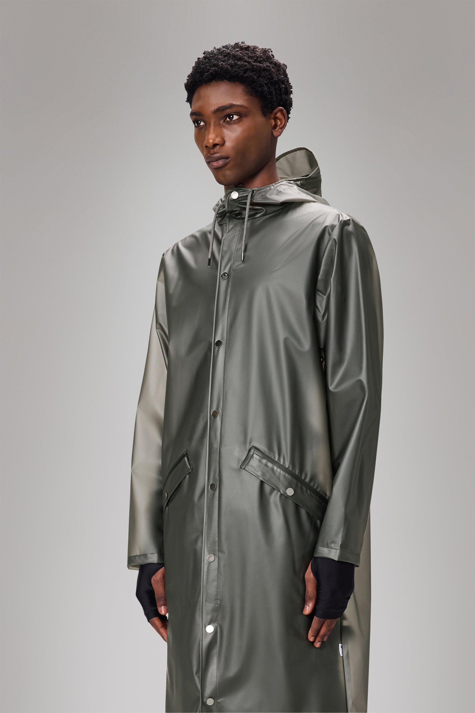 RAINS Longer Jacket Mist Jacket