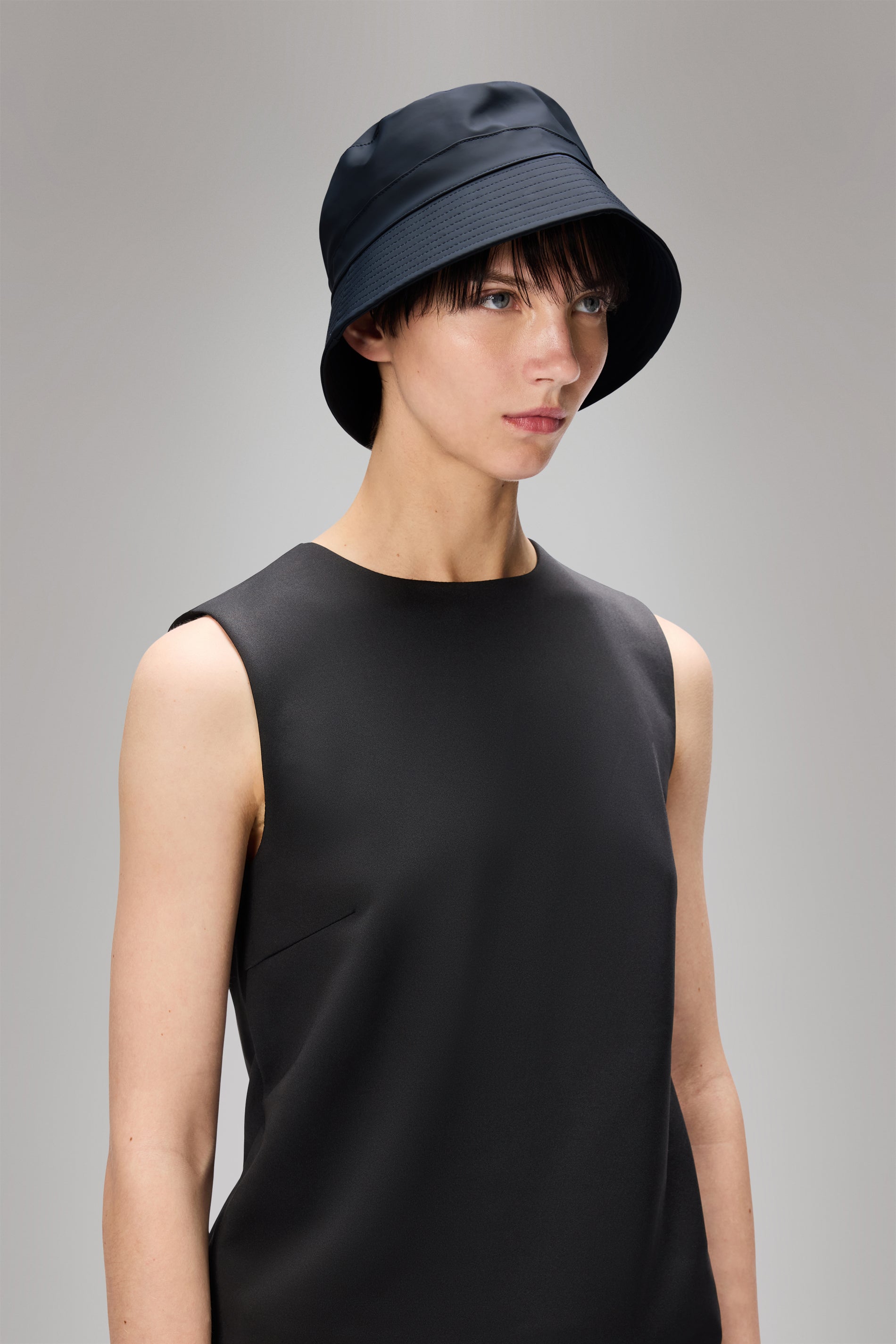 RAINS Bucket Hat Navy Headwear