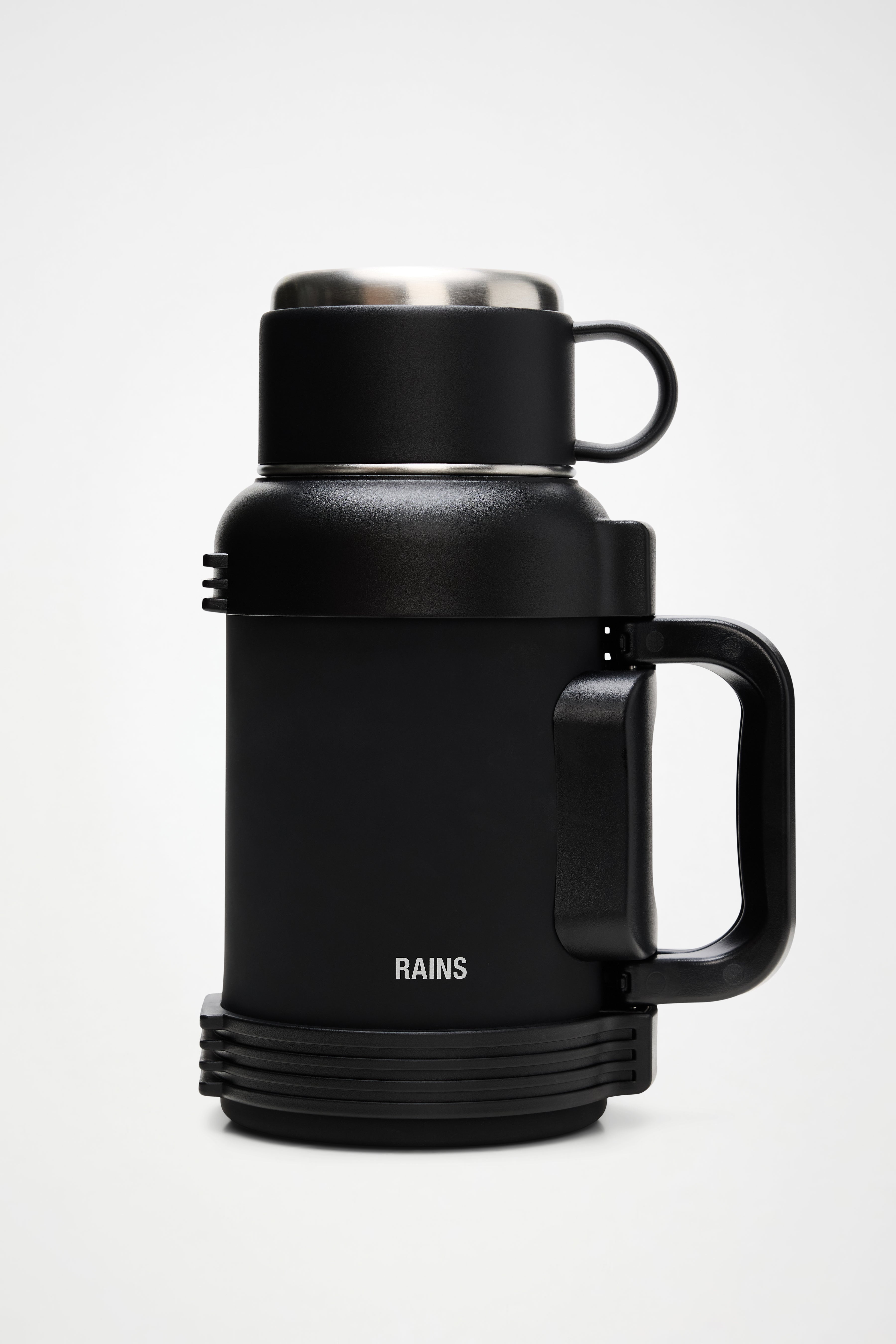 RAINS Stainless Steel Tumbler Vacuum Flask 1300ml Black
