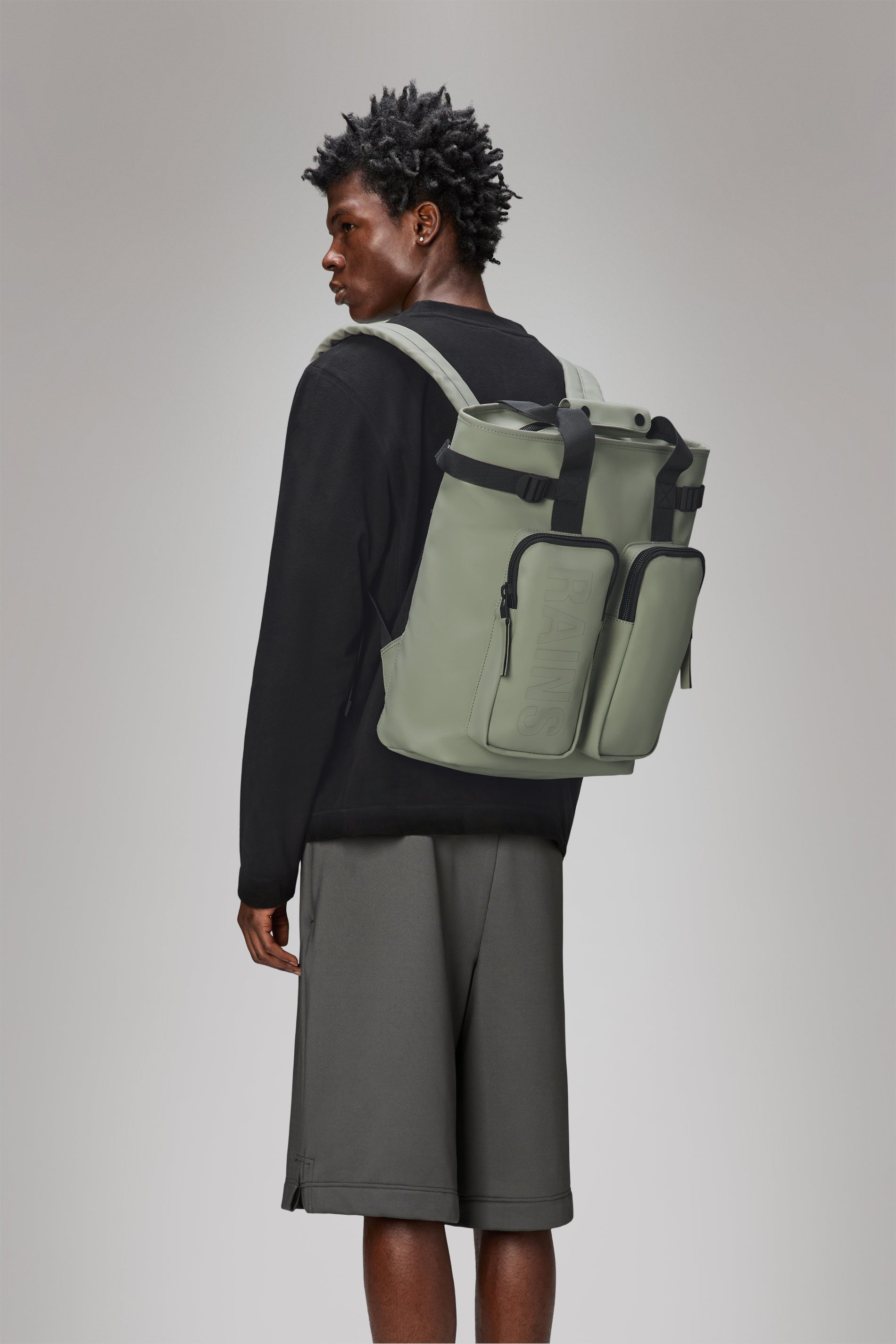 RAINS Texel Tote Backpack Drift 17L H43 x D12.50 x W32 cm Backpack