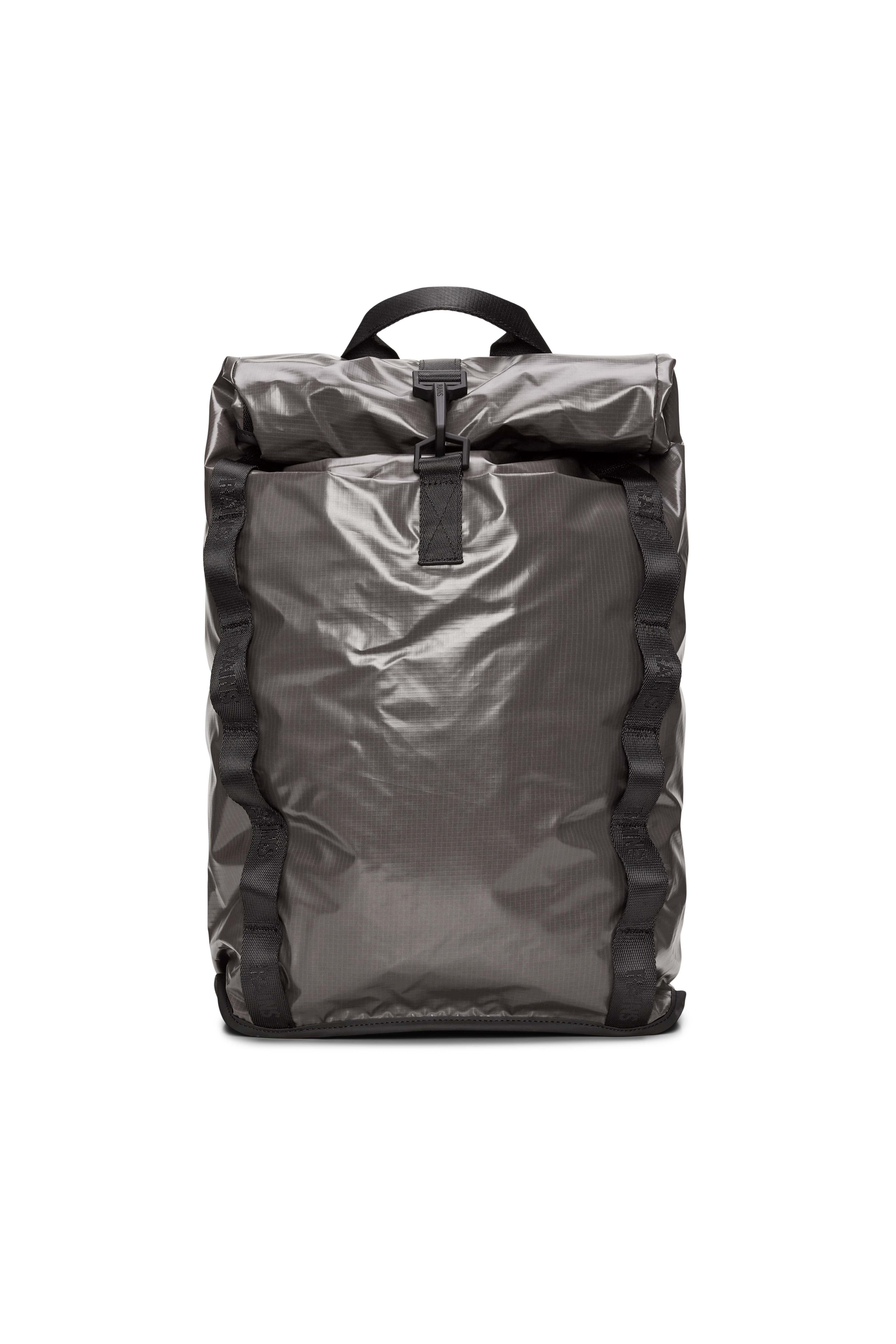 RAINS Sibu Rolltop Rucksack Grey 16L H46 x D12 x W30 cm Backpack