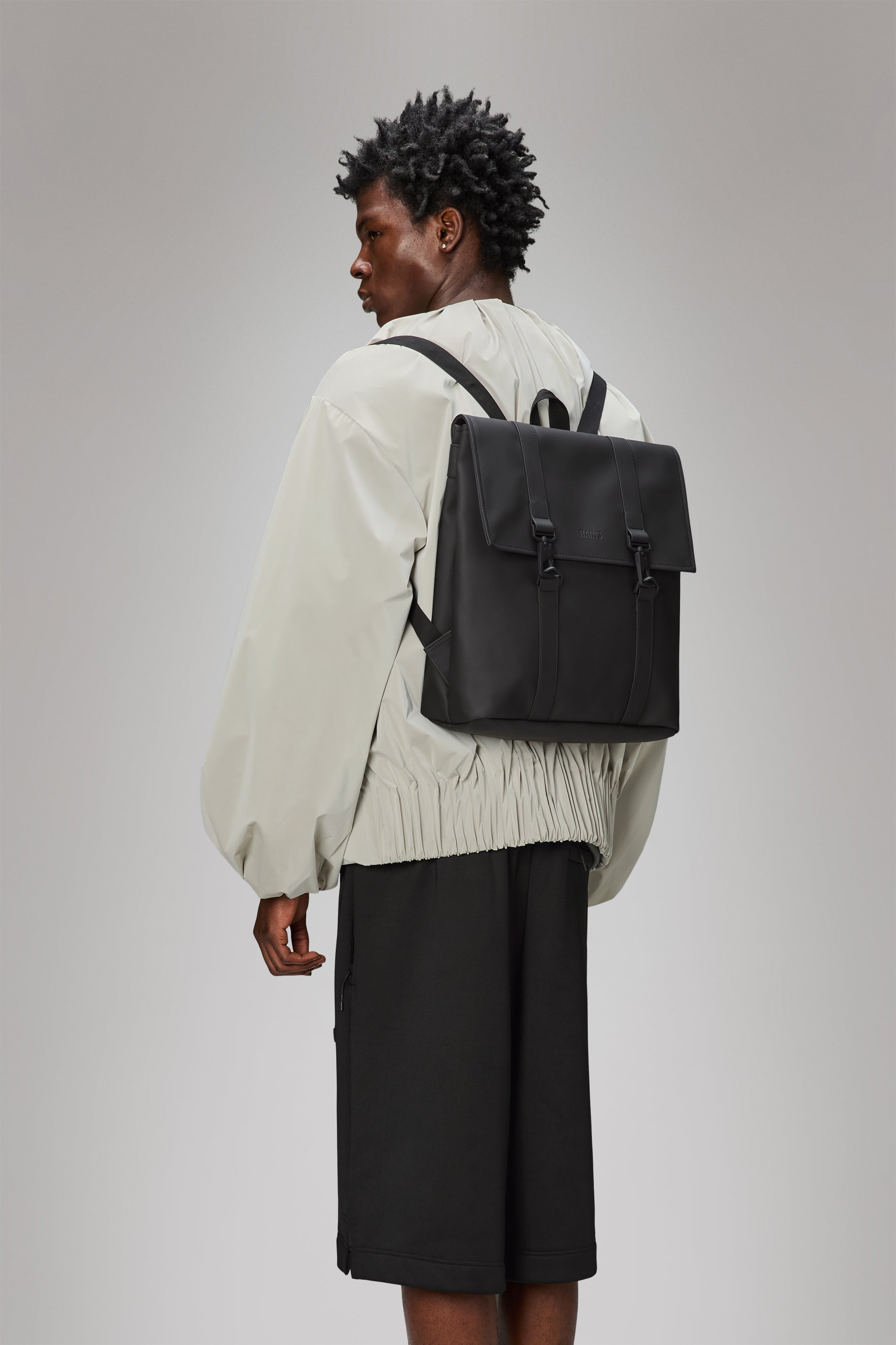 RAINS MSN Bag Mini Black Backpack