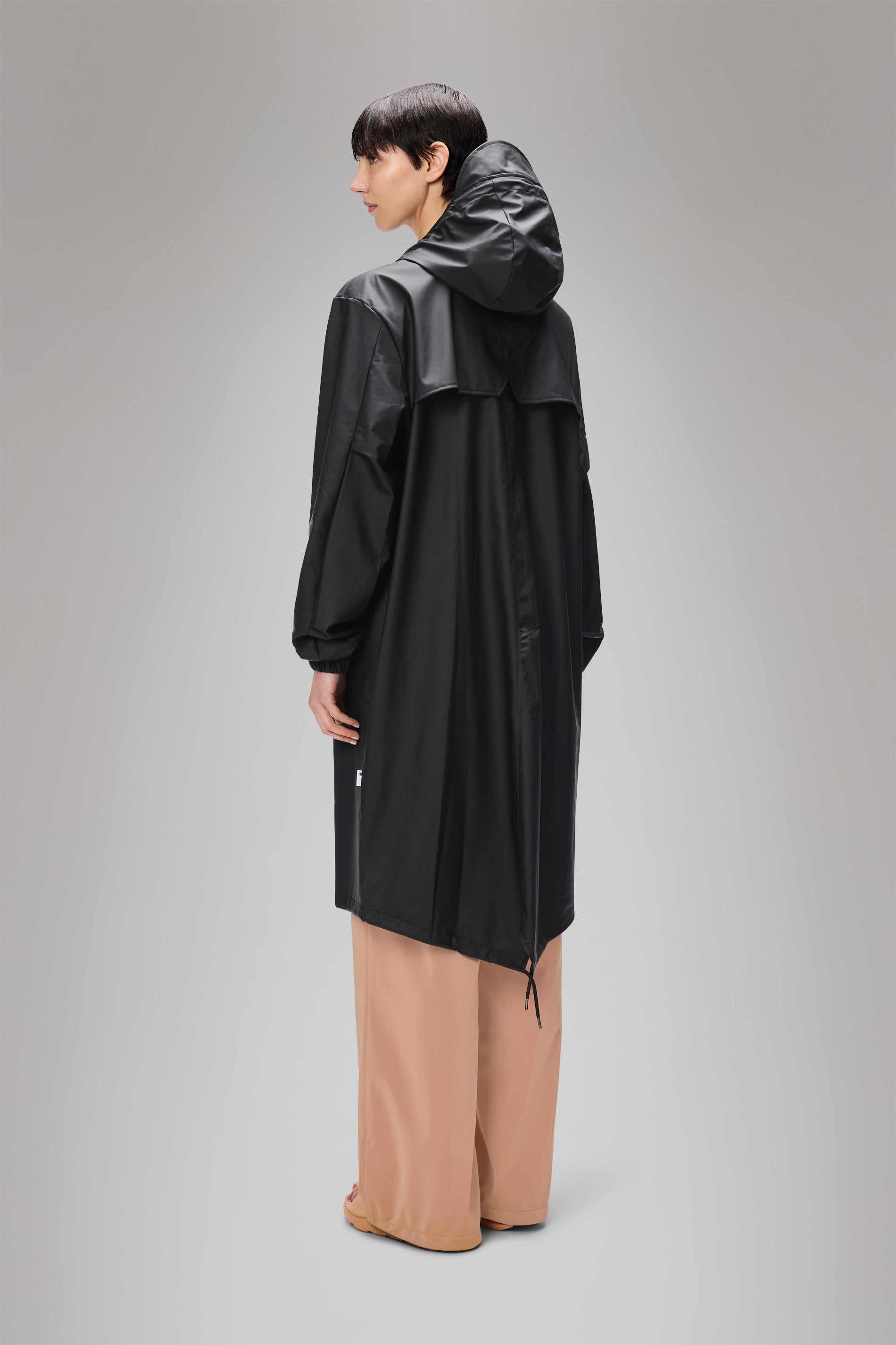 RAINS Fishtail Parka Black Jacket