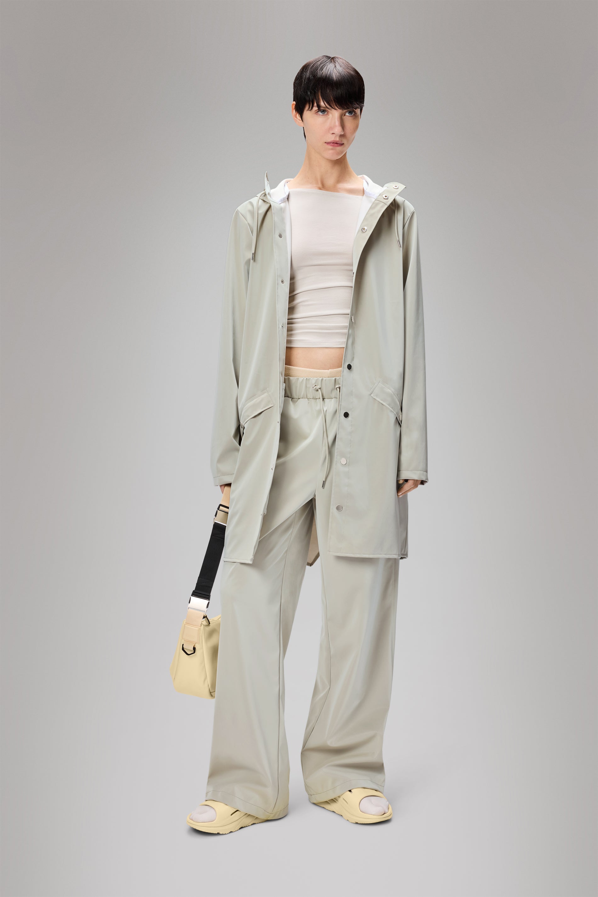 RAINS Long Jacket Matrix Jacket