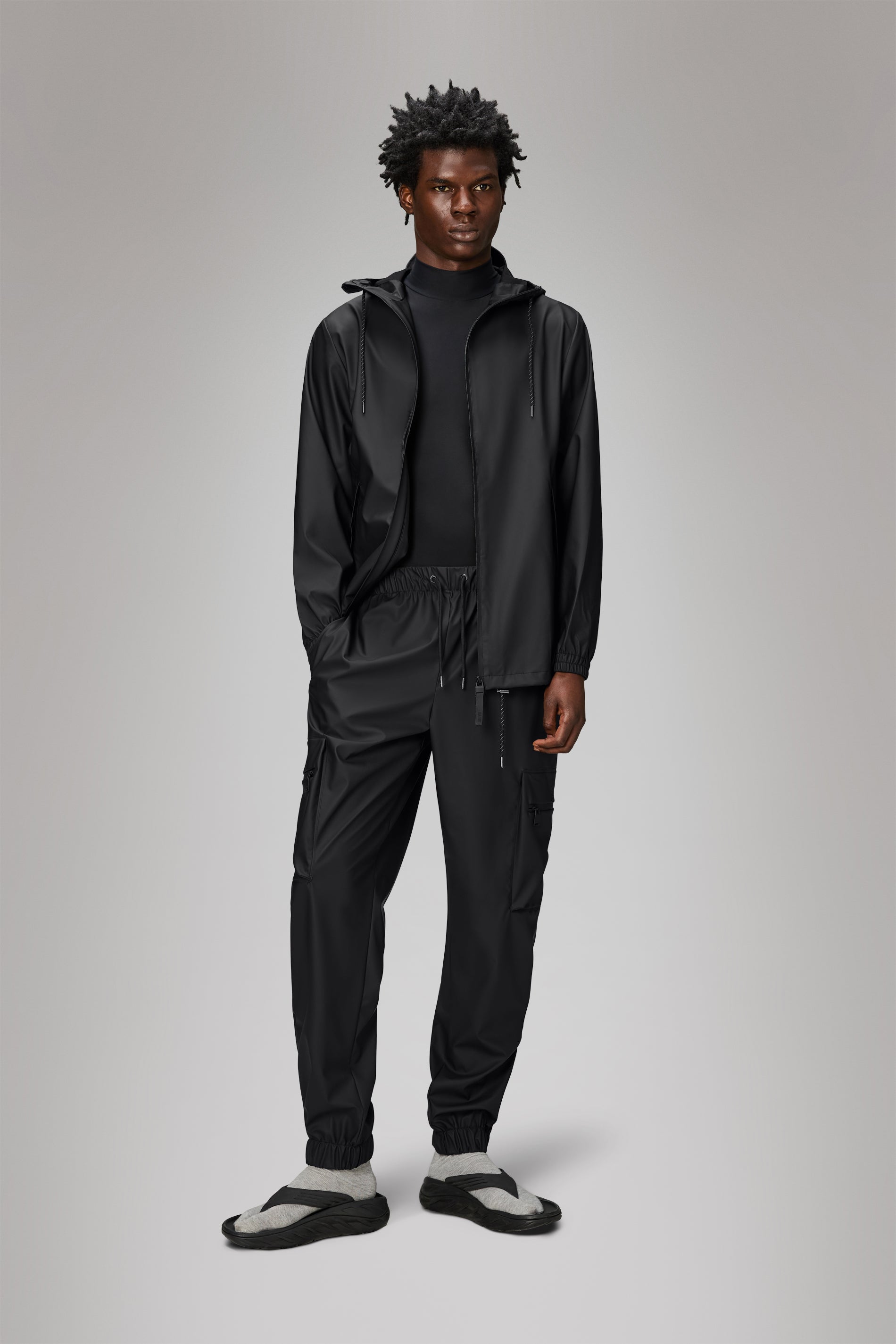 RAINS Storm Breaker Black Jacket