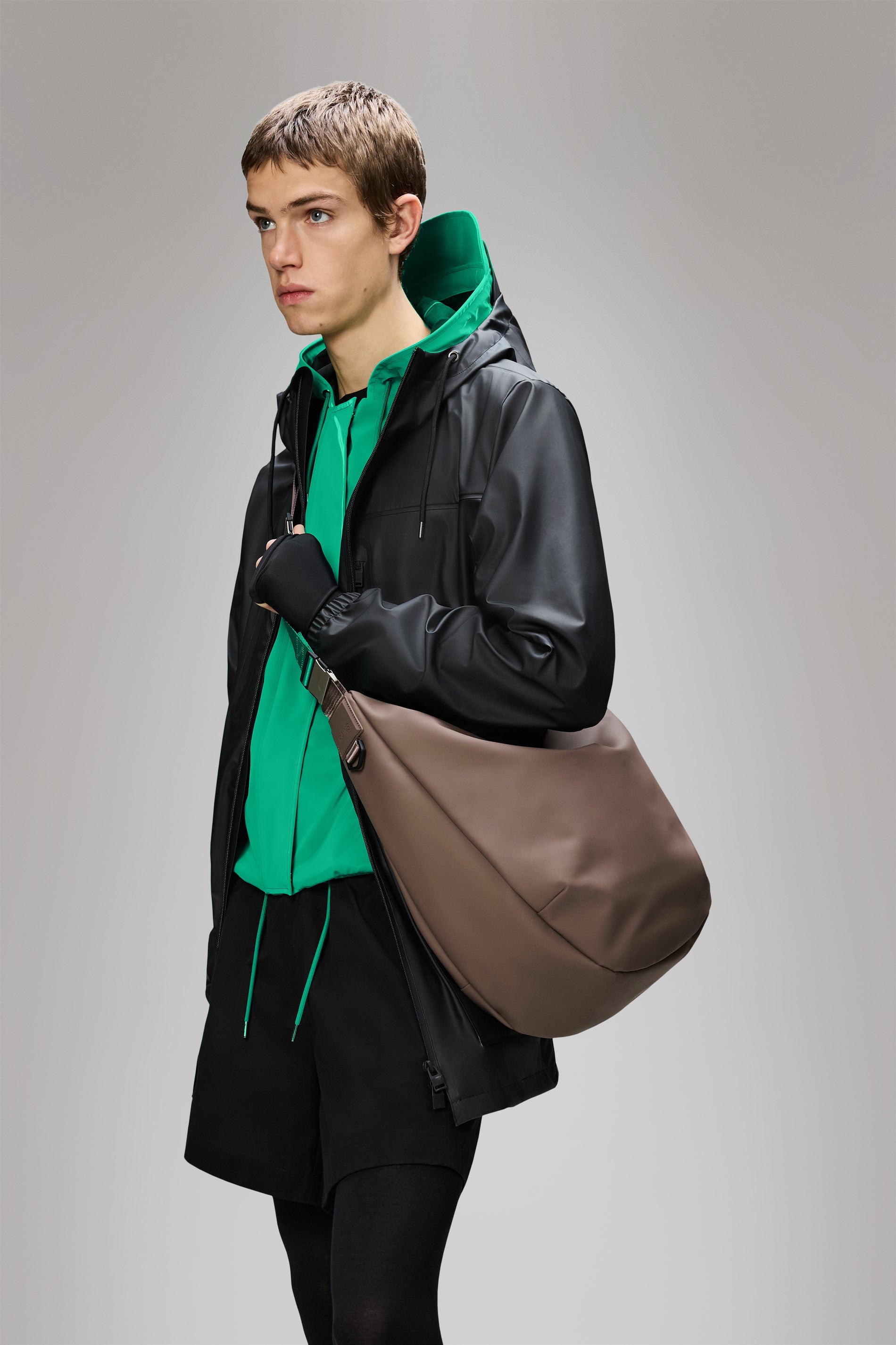 RAINS Valera Shoulder Bag Large Shade Crossbody