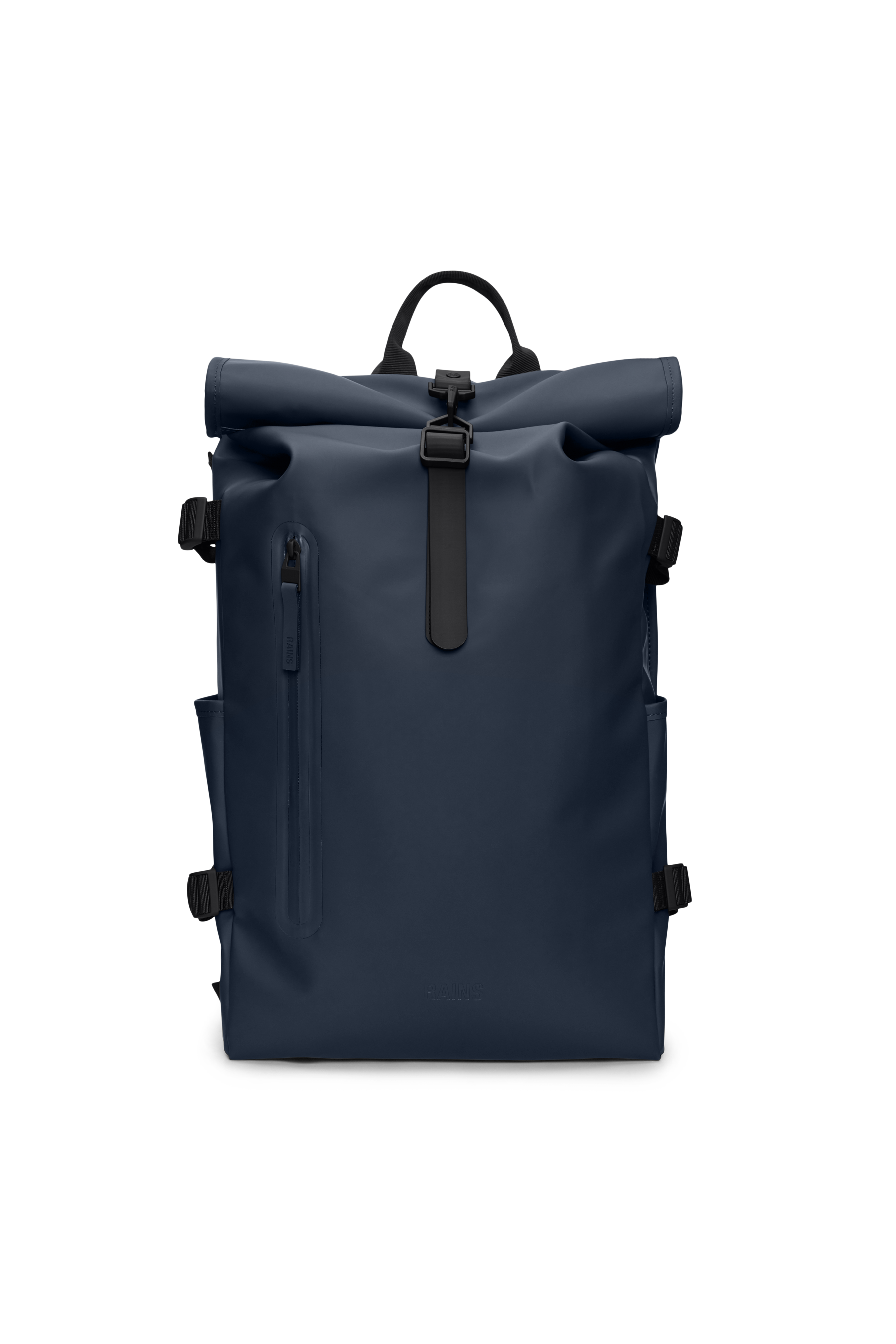 RAINS Rolltop Rucksack Large Navy Backpack