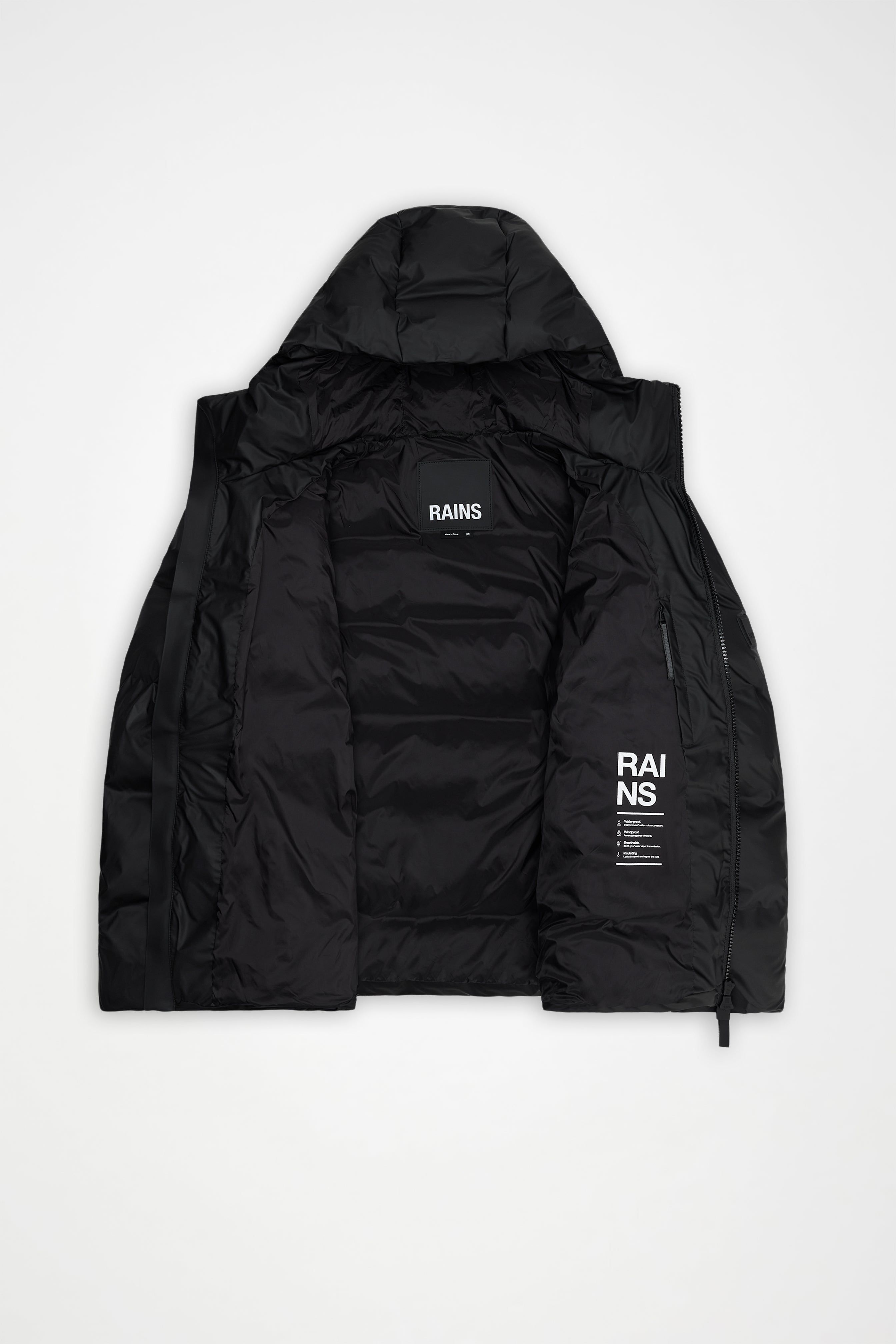 RAINS Alta Puffer Jacket Green Jacket