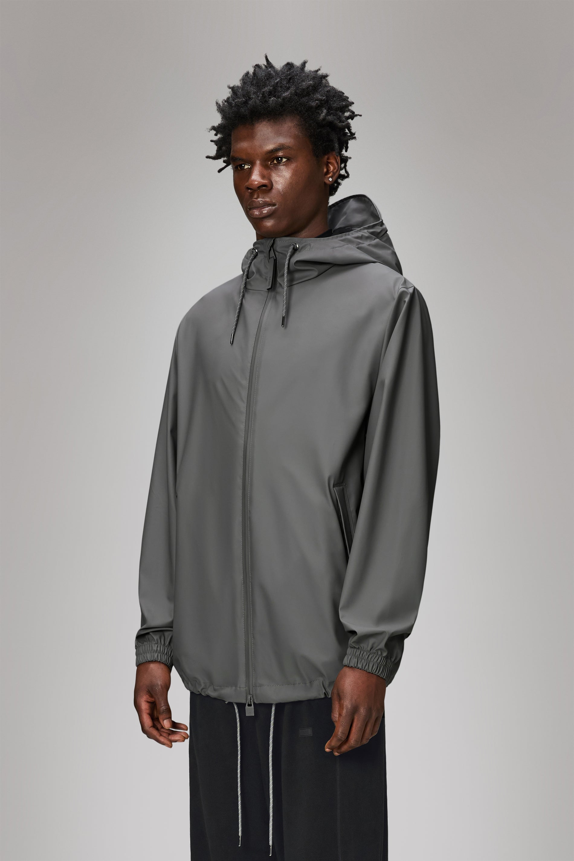 RAINS Storm Breaker Grey Jacket