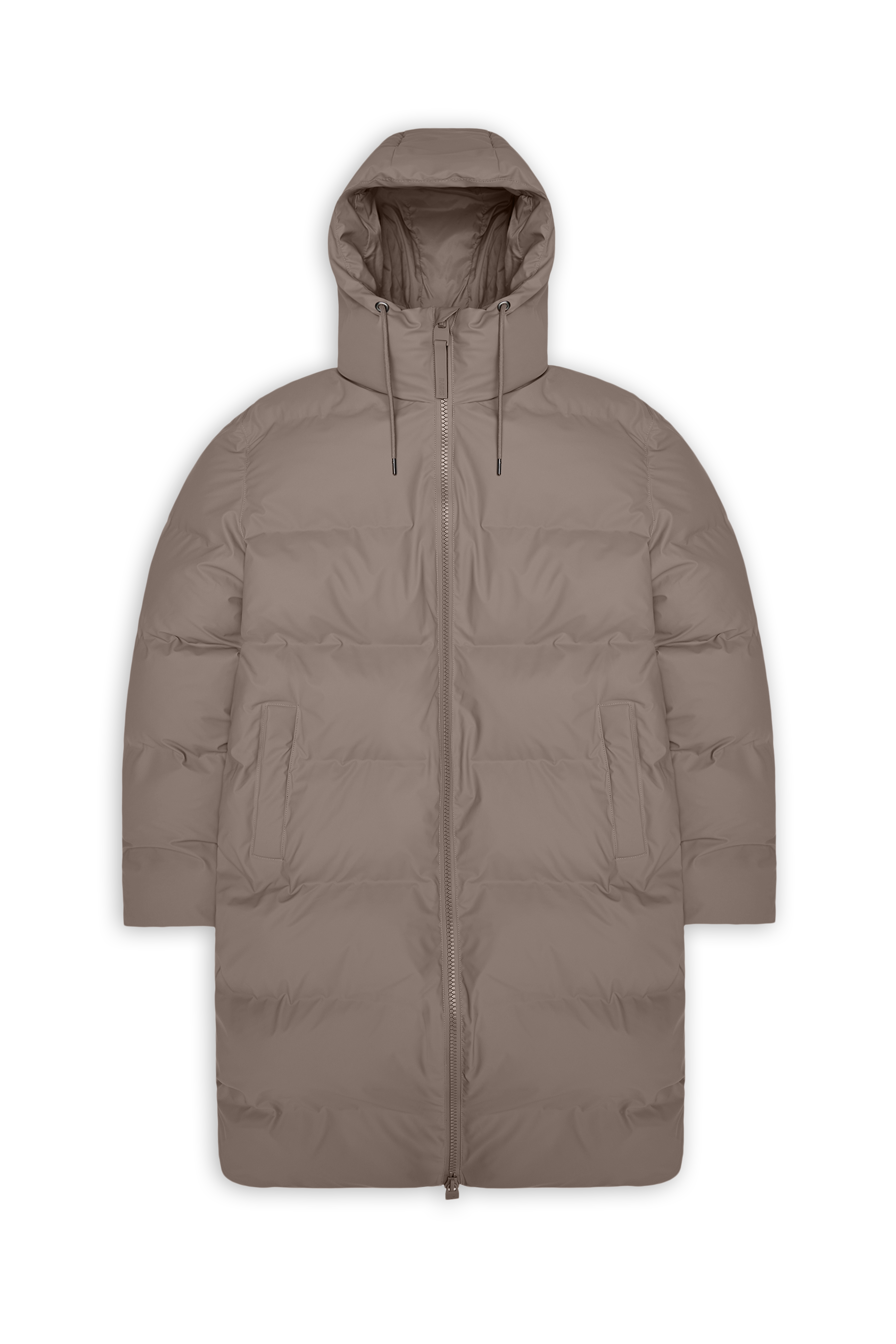 RAINS Alta Longer Puffer Jacket Cinder Jacket