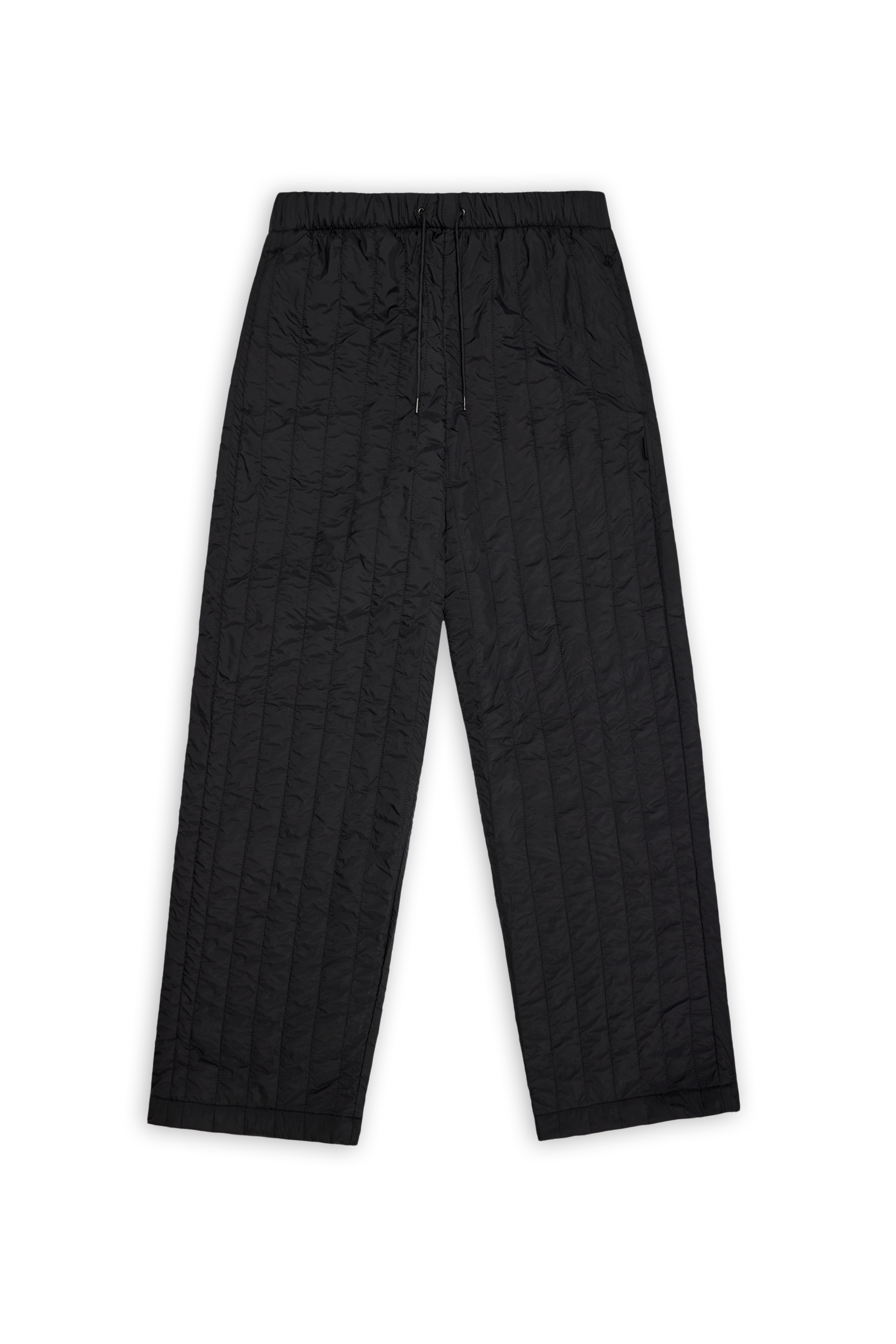 RAINS Banja Liner Pants Wide Black Pants