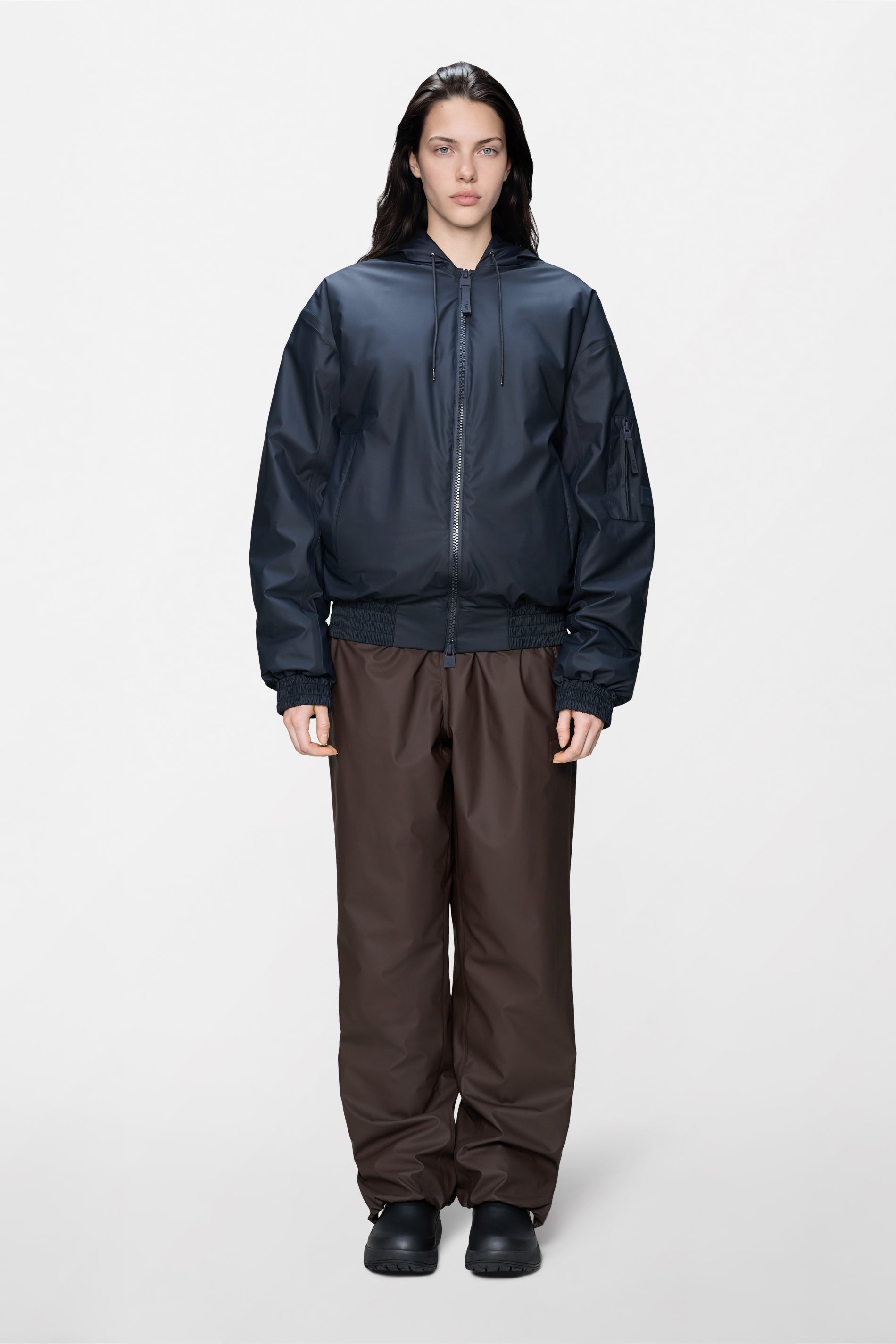RAINS Lohja Insulated Bomber Jacket Navy Jacket