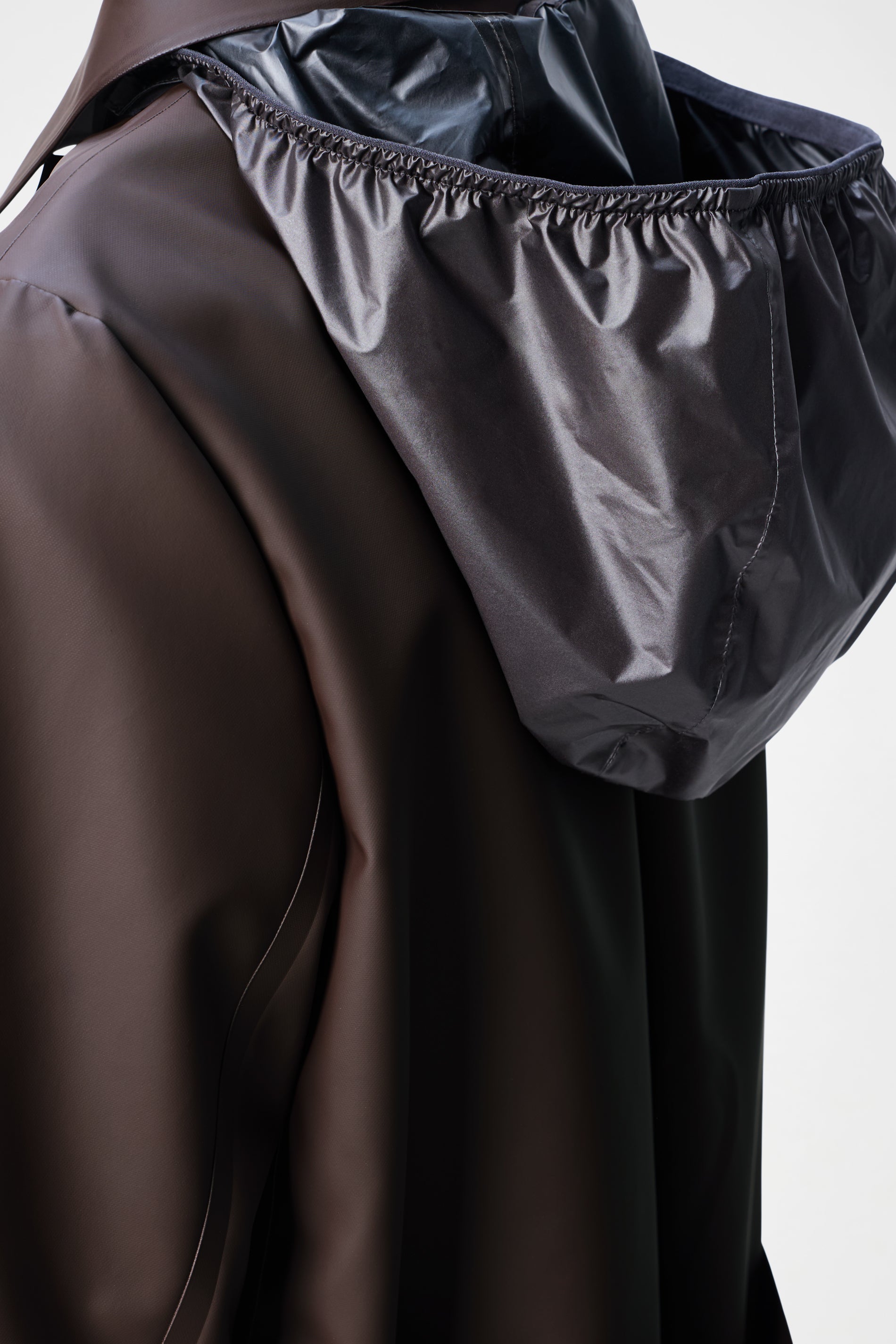 RAINS Nara Long Jacket Bark Jacket