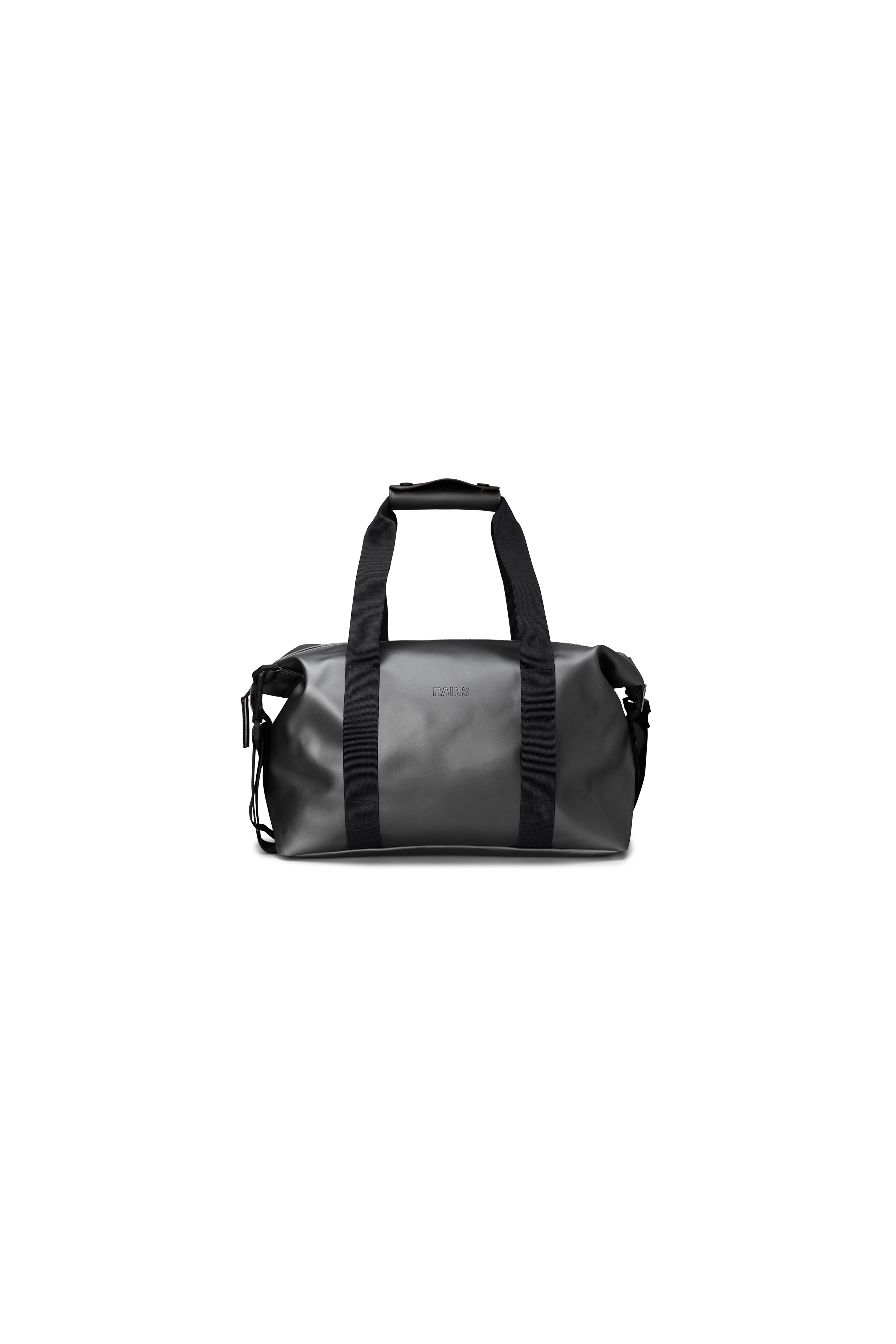 Rains® Hilo Weekend Bag Small in Metallic Grey for $140 | Free Shipping