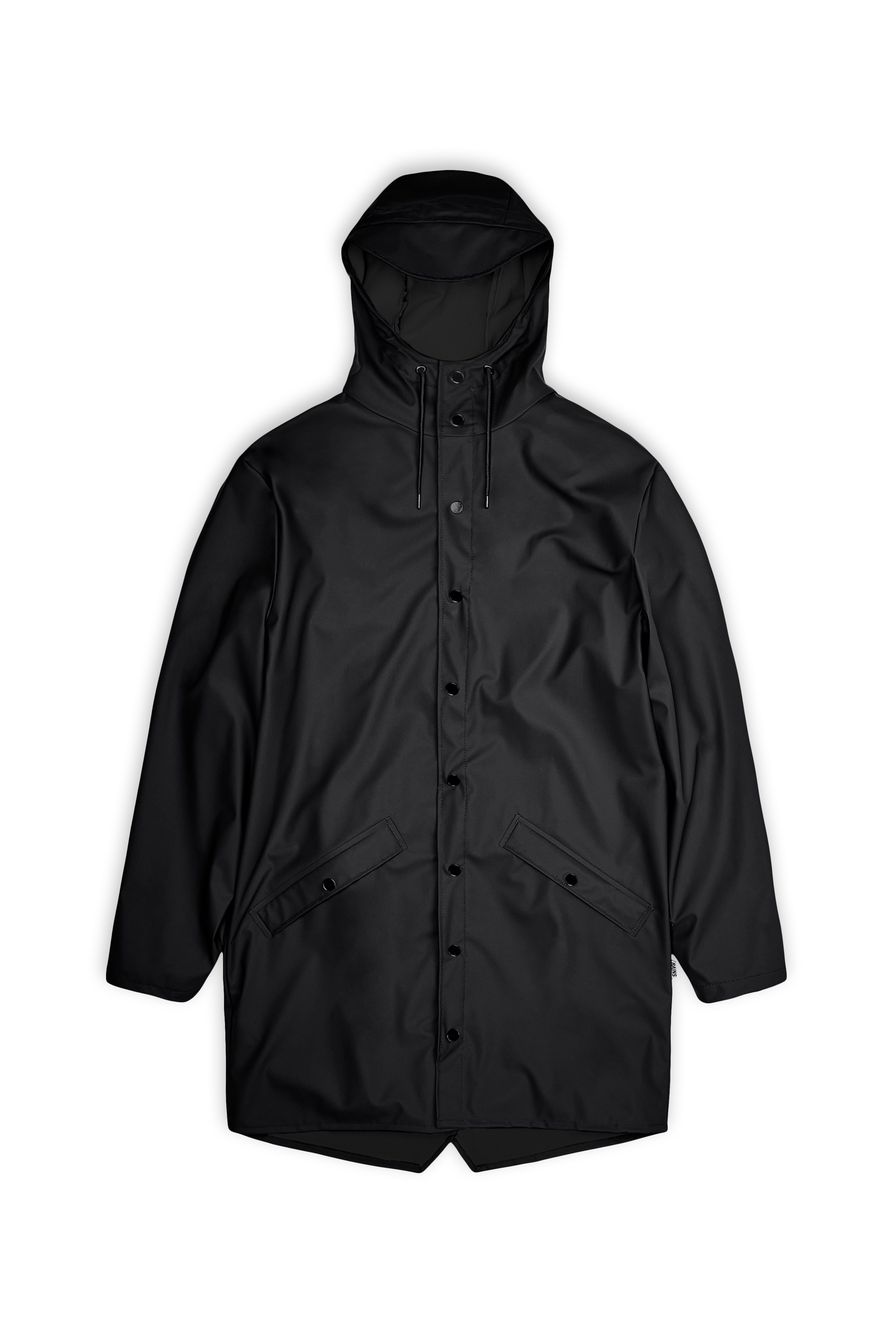 Rains® Long Jacket in Black for $180 | Free Shipping